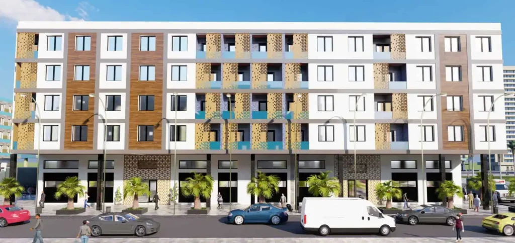 Plan 3D Architecture immeuble fait par ABC ARCHITECTES